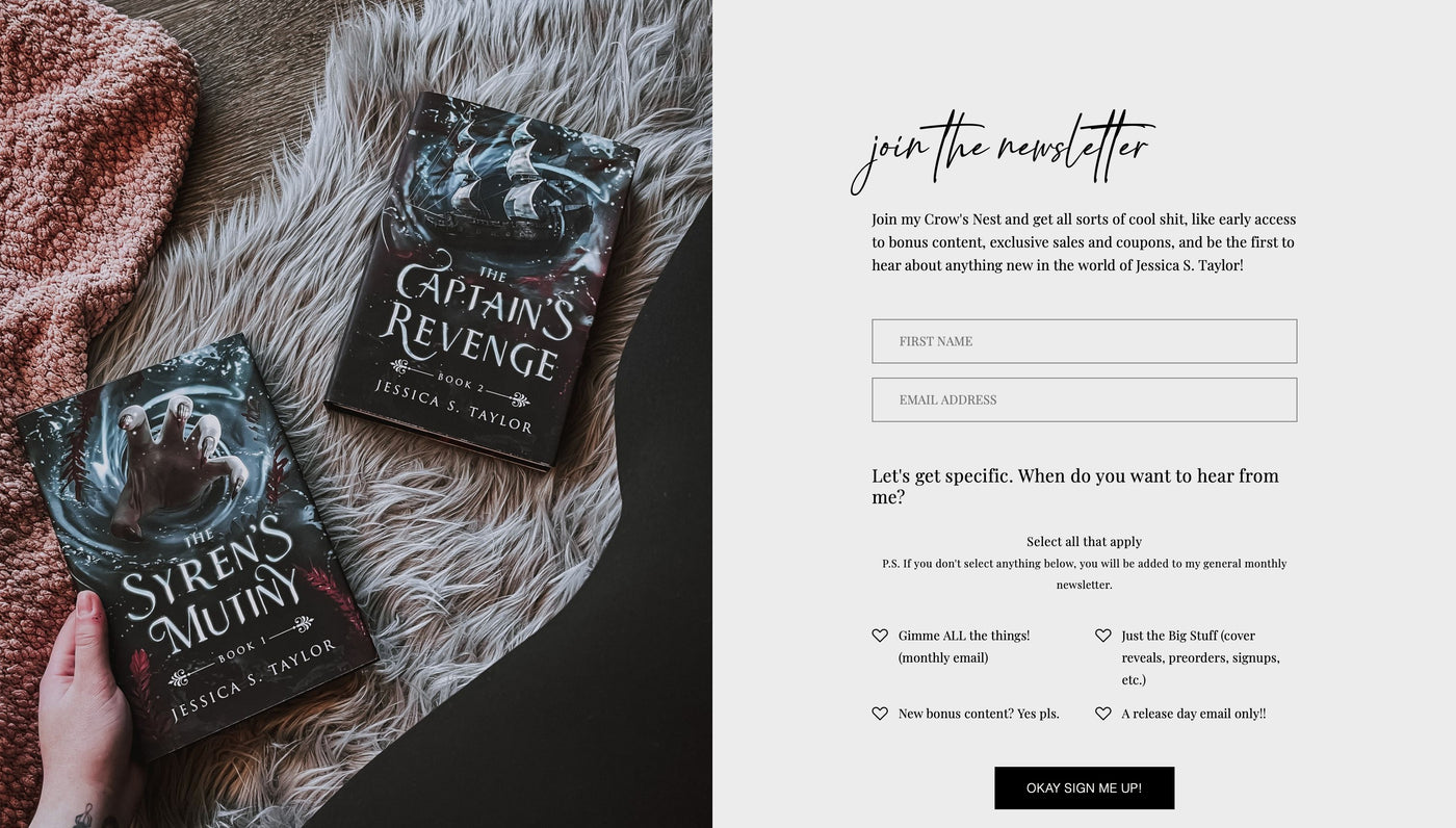 Author Newsletter Setup