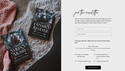 Author Newsletter Setup