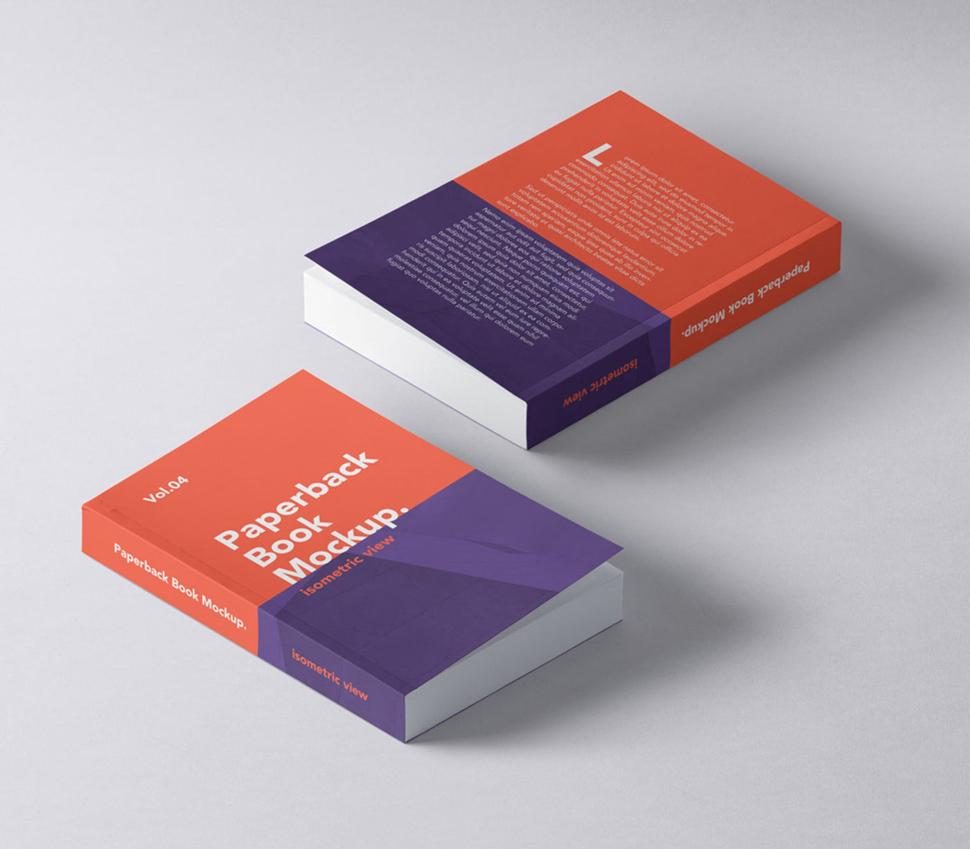 Paperback & Hardcover Mockups